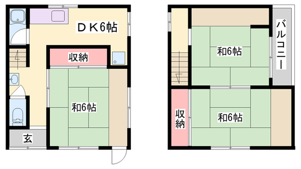 西明石駅 徒歩10分 1階の物件間取画像